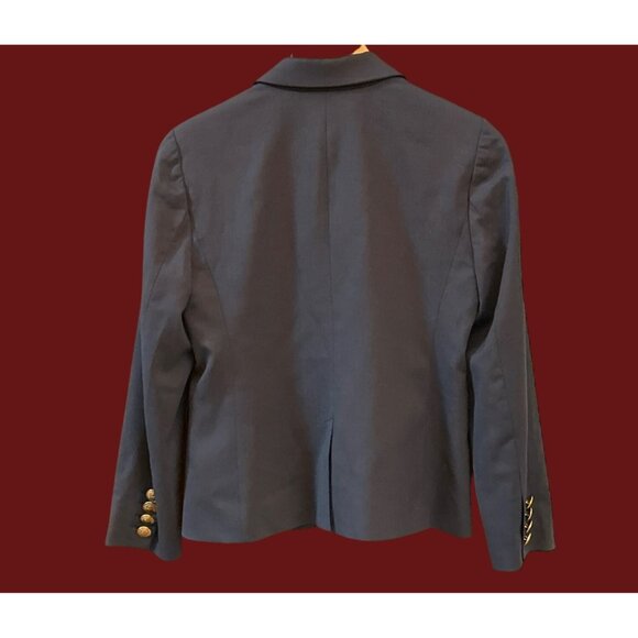 Buckley Navy Tailored Blazer Women’s Classic Business Casual Workwear Jacket - Picture 3 of 5